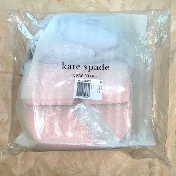 Kate spade Knott saddle crossbody brand new in package chalk pink multi - Picture 7 of 7
